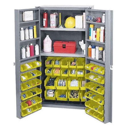 Global Industrial Bin Cabinet, 38 in W, 72 in H, 24 D 662148YL